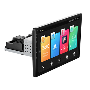 车载收音机MP3播放器1 Din多媒体播放器12v调频收音机车载蓝牙车载立体声音频接收器辅助输入标清/TF/USB - Product Image 1