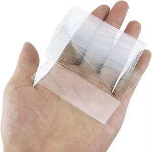 Portaobjetos de vidrio de microscopio en blanco Portaobjetos esmerilados de un solo lado para la preparación de muestras y ciencia en laboratorio - Product Image 1