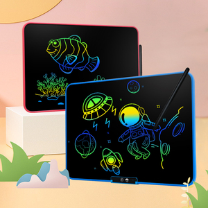 แท็บเล็ต LCD ดิจิทัลหลากสีสำหรับเขียน,แผ่นวาดภาพเล่นเขียนลายมือกราฟฟิคขนาดใหญ่15 18 20นิ้วพร้อมใบรับรอง CPC - Product Image 4