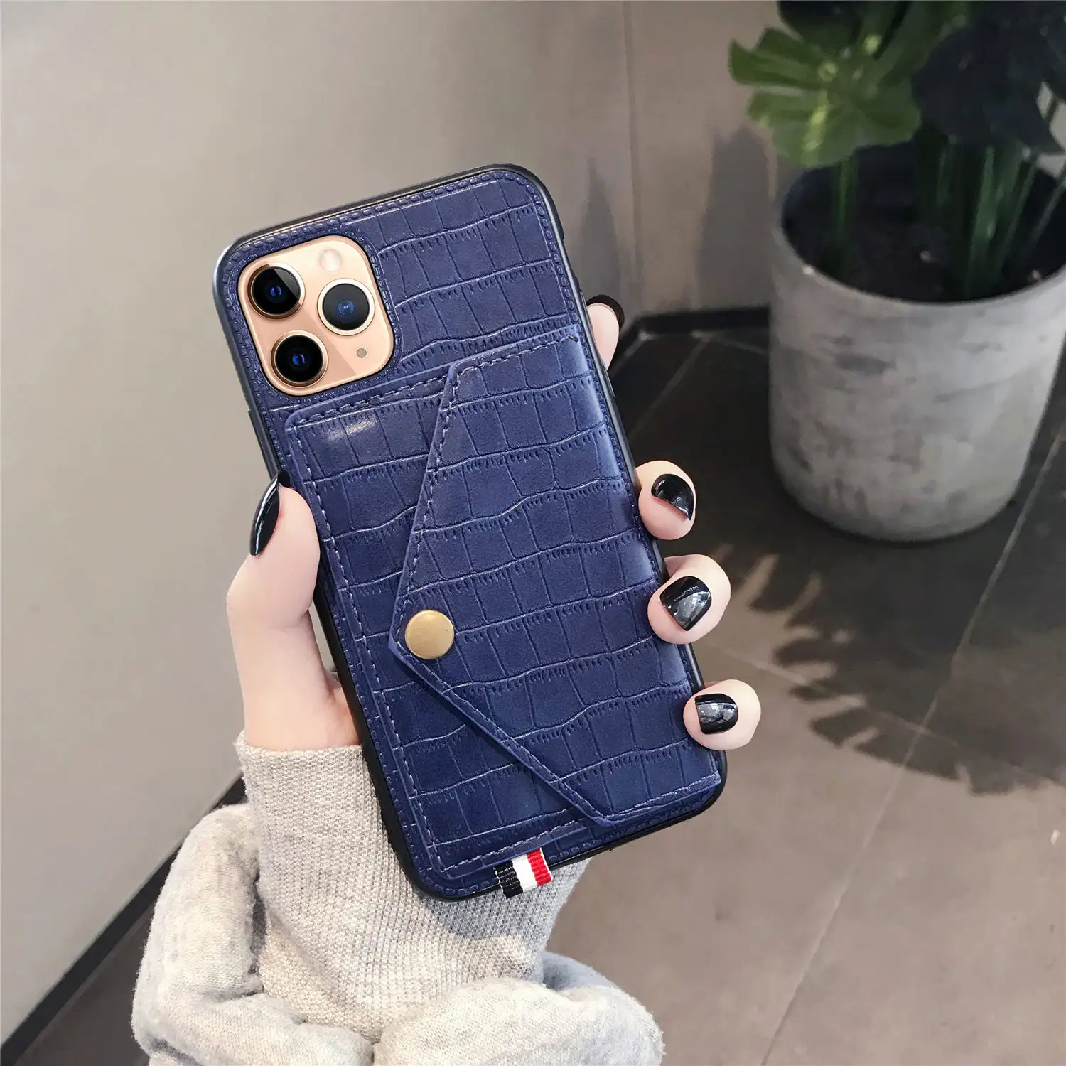 Wholesale Custom PU Leather Mobile Casing Shell Covers Cell Cover Case Phone Cases For iPhone 15 14 13 12 Por Max