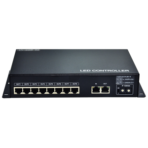 Programmabile 8192 Pixel Rgb Ha Condotto Il Regolatore 8 Porta di Uscita Dmx On-Line EN408W Led Sub Controller