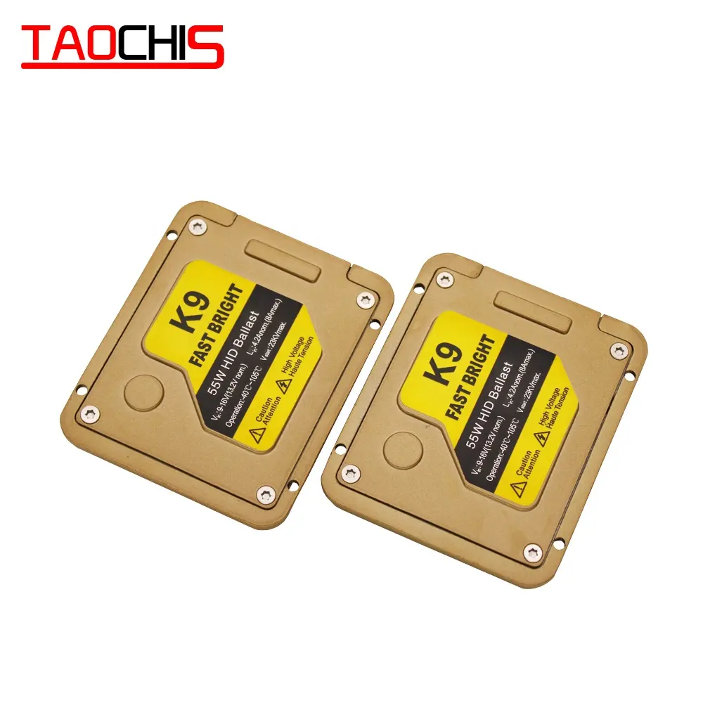 TAOCHIS Auto Fari HID Bi Xenon Ballast K9 12V 55wfoglight lens sostituire Retrofit Strumento di accensione blocco digitale Lampada avvio veloce