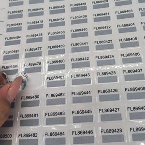 Наклейка на клейкую этикетку с серийным номером - Product Image 2