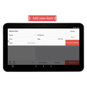 Android restaurant pos software pos system с программным обеспечением - Product Image 2