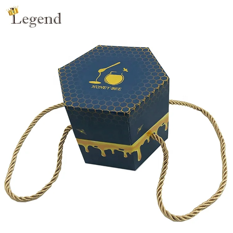 Blue Hexagon Box
