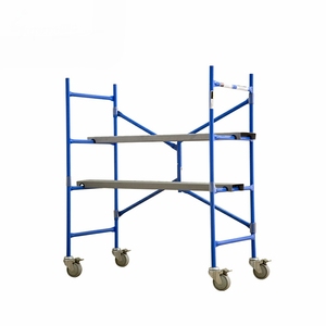 Customização Construção Civil Andaime Móvel Quadro Estável Removível Andaime De Aço Com Rodas