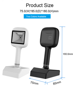 EDOO D42 Supermarket USB <strong>Qr</strong> <strong>Code</strong> Scanner Reader Omnidirectional Desktop1d 2d Barcode Scanner - Product Image 6