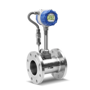 Medidor de flujo Vortex 4-20mA Pulso RS485 Salida de señal Medidor de flujo de gas líquido Compensación de temperatura y presión - Product Image 1