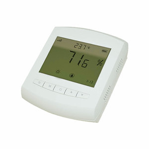 Pantalla LCD Registrador de datos de temperatura y humedad ambiente interior Sensor de temperatura de humedad inalámbrico LoRa - Product Image 1