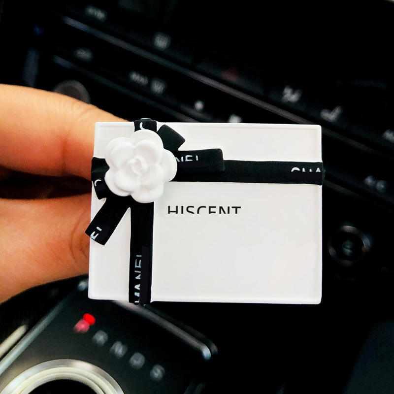 Coffret cadeau camélia blanc