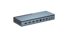 クアッドディスプレイドッキングステーション100W PD 8K/4K HDMI/DP SD4.0カードリーダー2.5GイーサネットUSB-C 10Gbps Win/Mac DisplayLink - Product Image 4