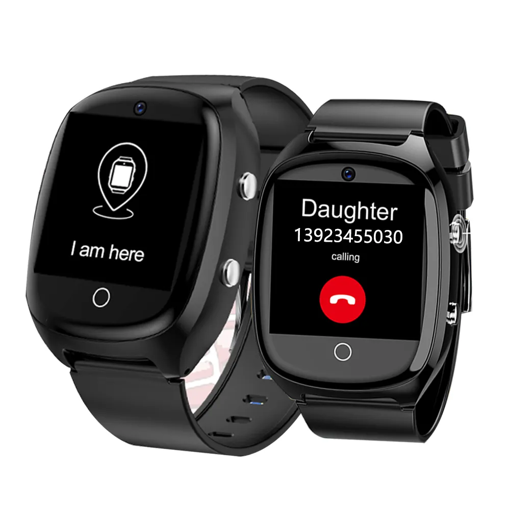 Children elderly safety 4g video call sos reminder smart watch with sim card 4g wifi online watch