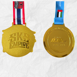 Hersteller Großhandel Modern Gold Metal Big <span class=keywords><strong>Medal</strong></span> Award Medaillen für den Sport-Custom Kick Boxing Karate Jujitsu - Product Image 3