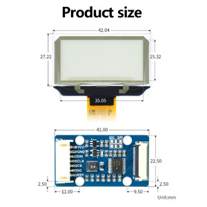 Roarkit 1.51 pollici trasparente OLED risoluzione SPI/I2C luce colore blu SPI/I2C con esempi per Raspberry Pi - Product Image 5