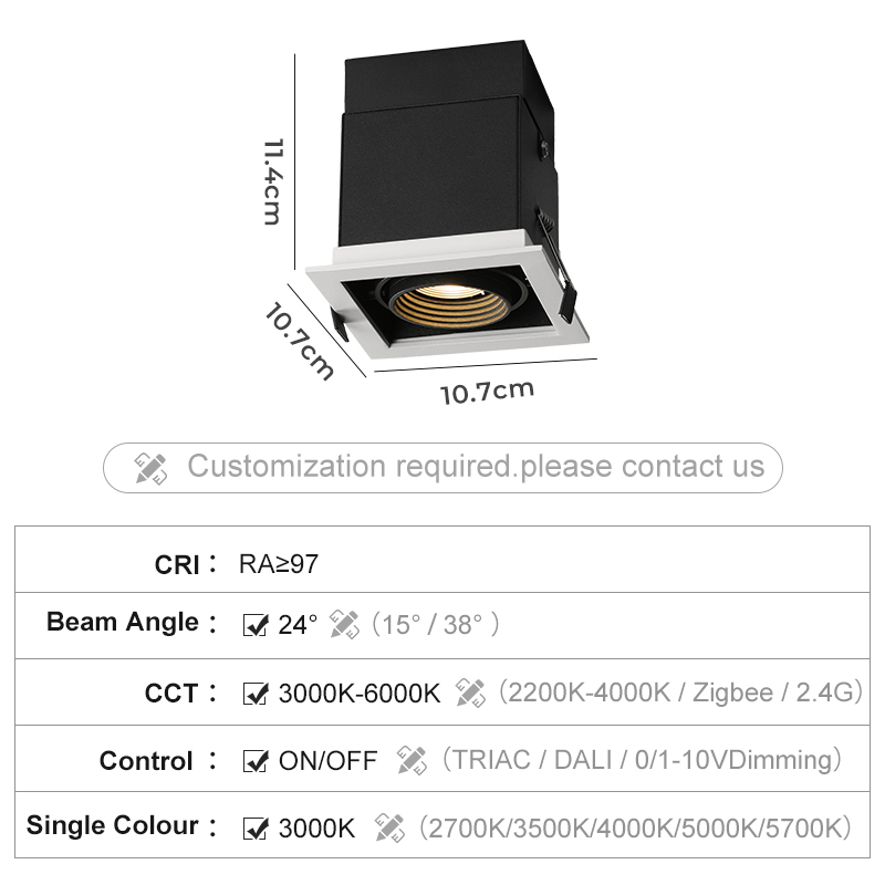 BQ16/3000K blanco MR16