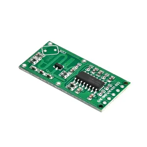 Sensor de Radar de movimiento, interruptor de inducción de cuerpo humano de 2,4 GHz a 5,8 GHz, módulo de Sensor de Radar de microondas para Arduino Diy