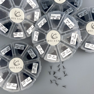 Thin Base Handmade Loose <strong>Pro</strong> Made Fans 9d <strong>16d</strong> 20d Pointy Base Promade Fans Eyelashes - Product Image 4