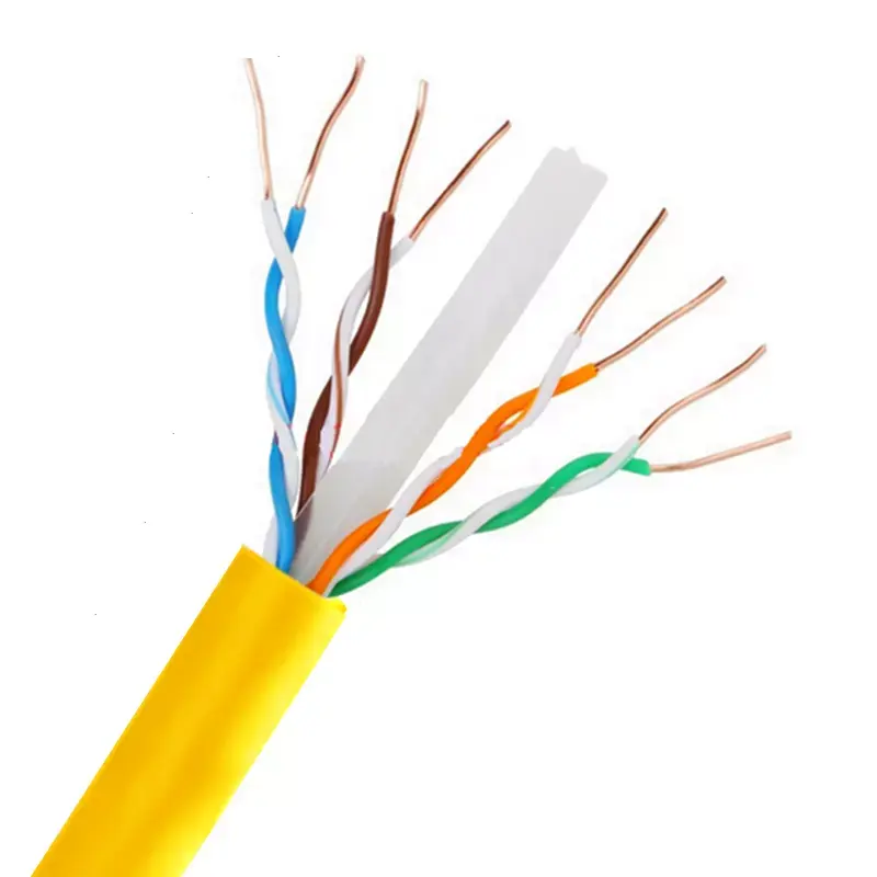 Prix usine Cordon de raccordement de haute qualité UTP Cat 6 Câble réseau Cat 8 Câble Ethernet Cctv 3 1 Câble 180m Gris/Bleu/Noir