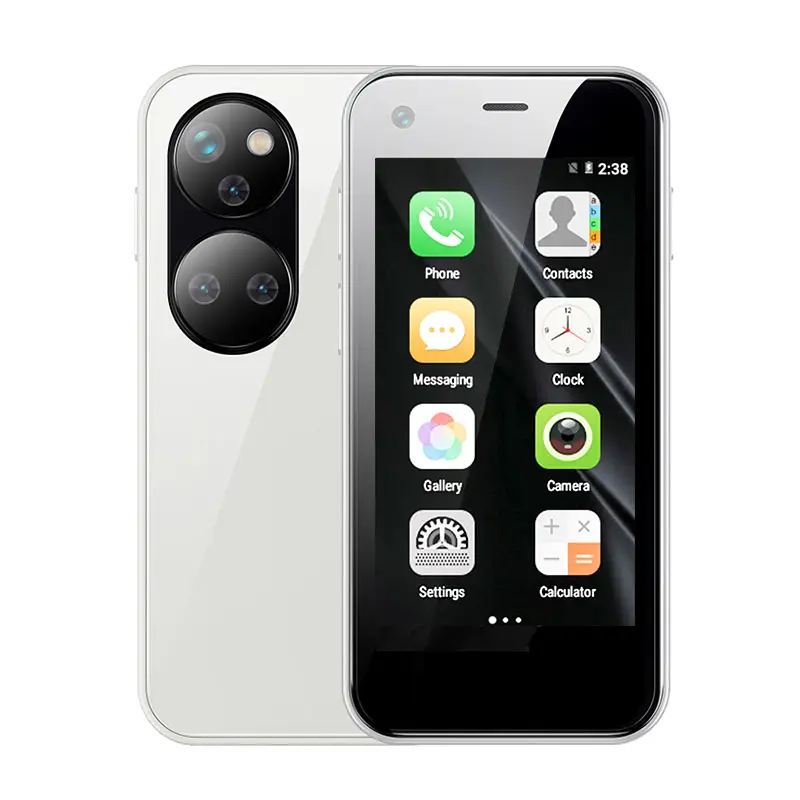 SOYES XS13 2.45 pouces Mini téléphone portable intelligent petite taille écran tactile 3G téléphone à bas prix