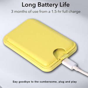 คุณลักษณะการค้นหาตำแหน่งกระเป๋าเงินแม่เหล็กที่ใส่บัตร MagSafe สำหรับโทรศัพท์แอปเปิ้ลที่รองรับการชาร์จแบบ Type-C ค้นหากระเป๋าสตางค์แม่เหล็กของฉัน - Product Image 5