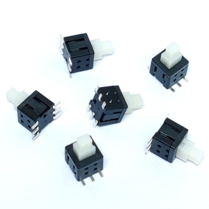 Werkseitig günstiger Verriegelung taster schalter PB22M06511-07 5,8mm * 5,8mm 6Pin 1 NO1NC Selbst sperren der Druckknopf schalter - Product Image 1