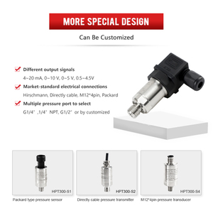 Holykell Factory HPT300 Series Low Cost Vacuum Pressure Transmitter 100 psi Pressure <strong>Sensor</strong> - Product Image 4