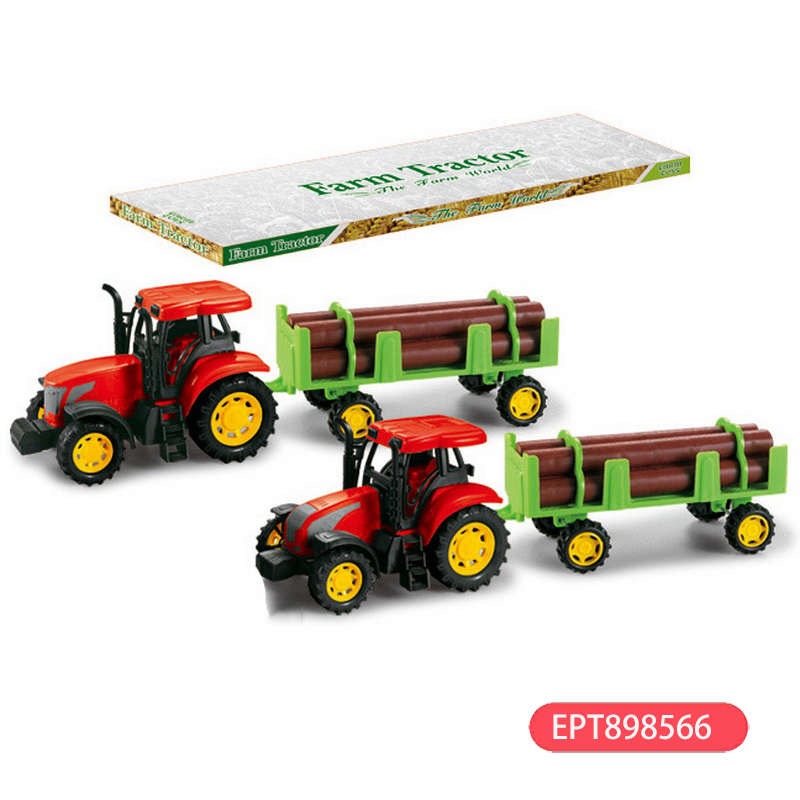 EPT898566-Inertia sapin-voiture de ferme de transport (deux mélangés)(60pcs/ctn)