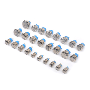 19mm <strong>Spring</strong> <strong>Return</strong> Mini Miniature <strong>Push</strong> <strong>Button</strong> LED <strong>Light</strong> Waterproof IP65 Momentary Metal Illuminated <strong>Push</strong> <strong>Button</strong> <strong>Switches</strong> - Product Image 6