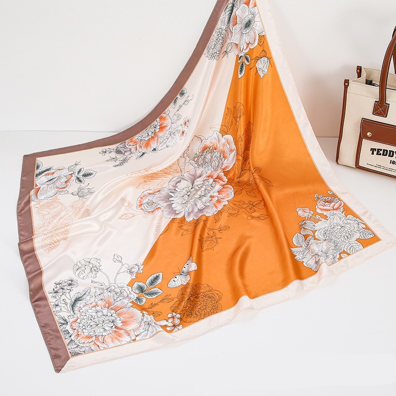 orange#50 Taille : 90X90CM