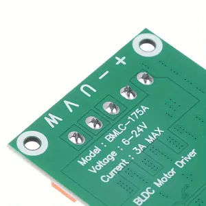 1-teilige BLDC-Motortreiber-Steuer karte für bürstenlose 6V-12V-24V-Gleichstrommotoren, einstellbarer Drehzahl regler