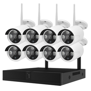 Rscamtom 8CH CCTV Outdoor Wifi NVR Kit Detección de movimiento Cámara IP Visión nocturna Sistemas de vigilancia CCTV inalámbricos - Product Image 1