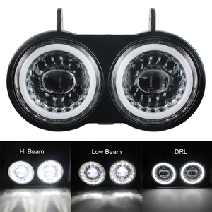 ไฟหน้า LED รถจักรยานยนต์โปรเจคเตอร์สีขาว DRL ใช้สำหรับ buell XB12S XB9S รุ่น2003-2010 - Product Image 2