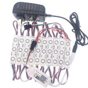 Новый стиль, 3 светодиода, Инжекционный модуль с APP Wifi контроллером Ws2811 IC SMD 5050 RGB DC12v IP65, полноцветный светодиодный модуль - Product Image 1