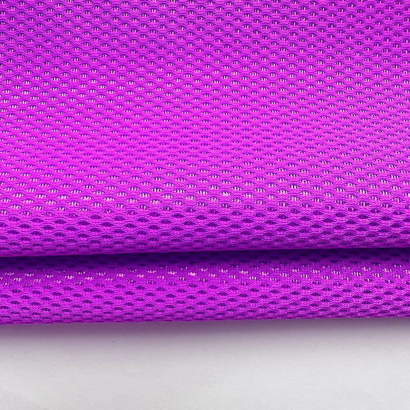 Purple Breathable Wicking Mesh Fabric for Shoe Lining