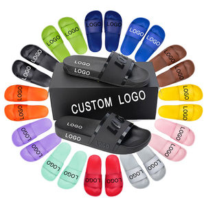 OEM Tùy chỉnh màu đen PVC người đàn ông của dép dép thể thao câu lạc bộ phong cách in tên độc quyền - Product Image 3