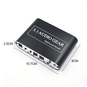 Digital Coaxial/Toslink DTS/AC3 a RCA Convertidor analógico 5,1 decodificador de Audio Usb con reproductor de medios Usb - Product Image 2