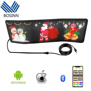 Soft <strong>Matrix</strong> Panel APP <strong>Control</strong> Flexible <strong>Led</strong> Screen Car Window Scrolling <strong>Display</strong> Text Pattern Animation <strong>LED</strong> Signage - Product Image 2