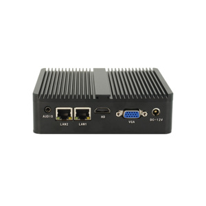 Mini-PC Linux N2840 Dual-LAN-Dual-Com RS232/RS485-Barebone-Desktop-Computer Günstiger Mini-PC ohne Lüfter J4125 J1900 - Product Image 5
