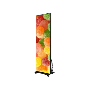 海报Led显示屏室内易移动P2.5 P3 P4 Led显示屏高清室内数字广告视频屏 - Product Image 1