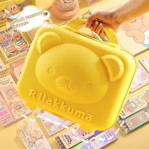 Çoklu Seçenekler Tam Öğrenme Seti Sarı Temalı Sevimli Karikatür Desenli Kırtasiye Hediye Seti Öğrenciler İçin - Product Image 2