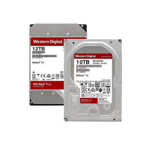 WD Red 10TB 12TB Plus NAS dahili sabit disk için yeni 7200 RPM SATA 6 Gb/s 256 MB önbellek 3.5 \ "masaüstü uygulaması için HDD - Product Image 1