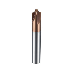 Sert alaşımlı çelik için 4 kenarlı yivli dairesel ark açısı NC aracı için 55 derece tungsten iç R freze kesicisi - Product Image 6