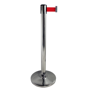 Traust Tùy Chỉnh Sân Bay An Ninh Ngân Hàng Thép Hàng Xếp Hàng Đứng Cực Bài Băng Dây Đeo Có Thể Thu Vào Vành Đai Hàng Rào - Product Image 1