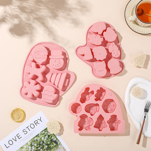 New <span class=keywords><strong>dorian</strong></span> thân thiện với môi cấp thực phẩm Silicone Baking molds 3D giáng sinh Series cho bánh công cụ cho thực phẩm thương mại sử dụng đóng gói trong túi - Product Image 3