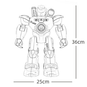 Giocattoli educativi della macchina di storia di programmazione libera di induzione del gesto del robot di ballo elettrico telecomandato - Product Image 5