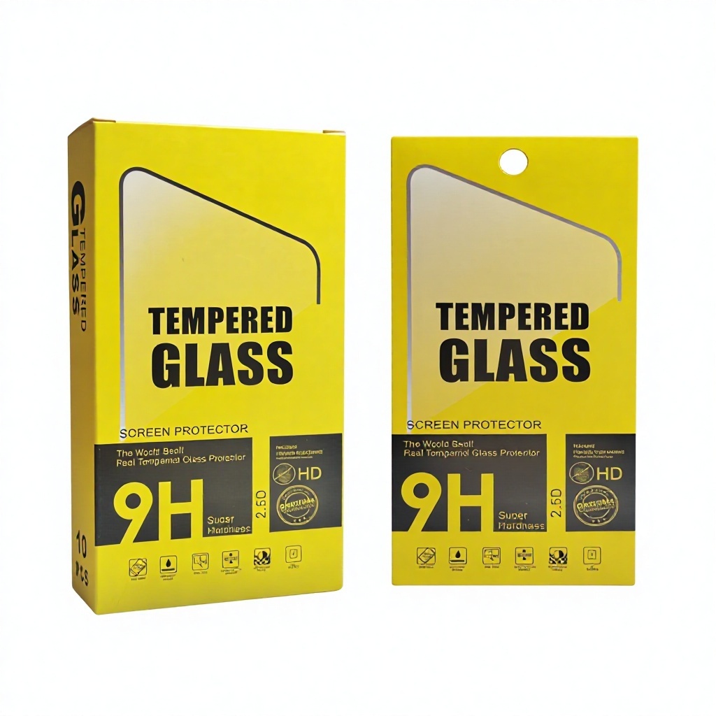 Verre transparent avec emballage