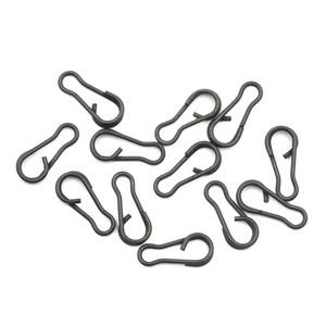 Selco Matt Black Steel Fishing Quick Release Clips Carp Fishing Speed Link Clips Quick Change Clip <strong>Swivels</strong> Fishing