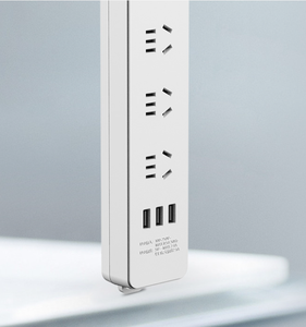 Multifunctional 16A Home Use Power <strong>Socket</strong> <strong>With</strong> 4 AC Outlets UK/US/EU Standard Electrical Plug Extension <strong>Socket</strong> - Product Image 3