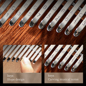 Hluru 17 Toetsen 21 Key Kalimba Duim Piano Met Kalimba Lied Boeken Voor Beginners - Product Image 4
