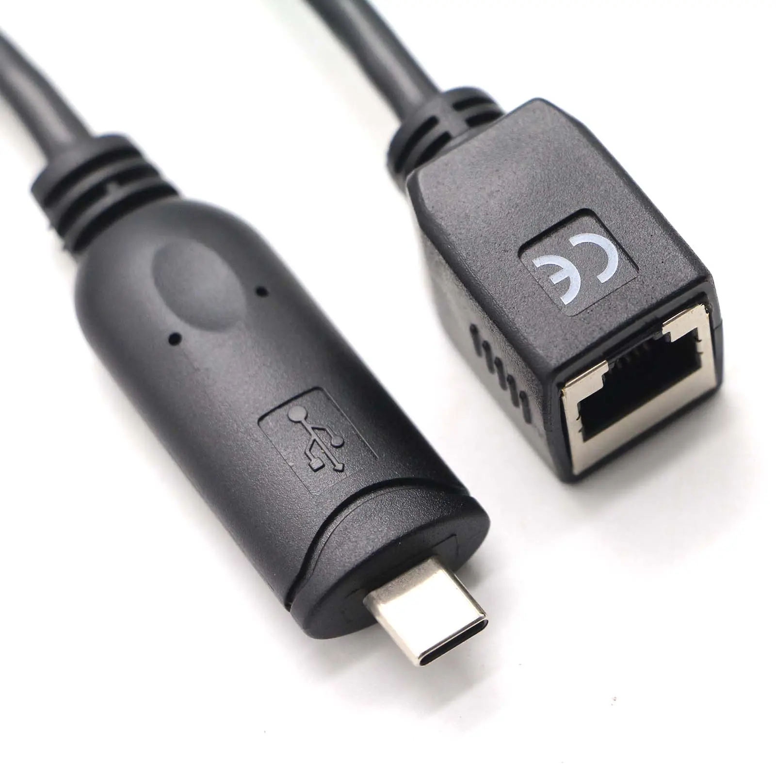 Adaptateur de console USB 2.0 A mâle type C mâle-Câble convertisseur USB vers RJ45 (RS-232) (DB9 Serial)